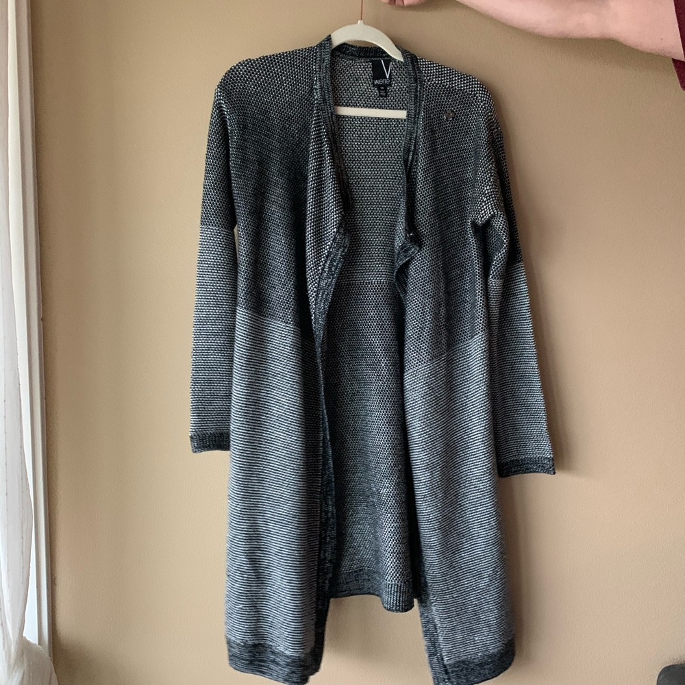 Long gray heather sweater from Nordstrom